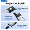 EAGET Fingerprint encryption External SSD 540MB/s Portable SSD External Solid State Drive USB 3.2 Gen2 Type-C SSD Compatible for PC, Laptops