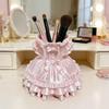 Princess Dress Style Lolita Cute Desktop Storage Box Pen Holder Cosmetic Decoration Ornament, Home Decoration