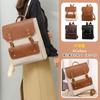 NICOLE DORIS Retro School Large PU Perfect for Coffee & Women's Backpack, Style, Bag, Stylish, Capacity, Leather, Lightweight, Waterproof, School,