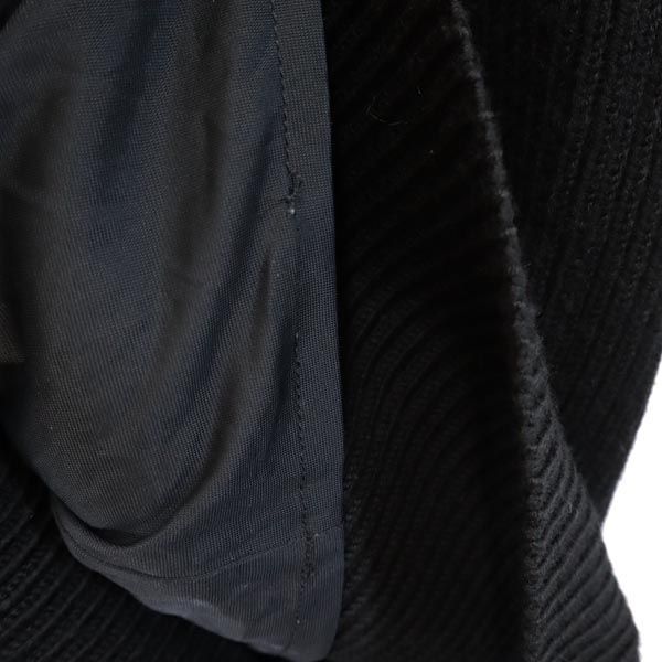 HYKE Midi-Länge Wollstrick Enger Rock 2 schwarz Gummizug in der Taille Damen Gebraucht