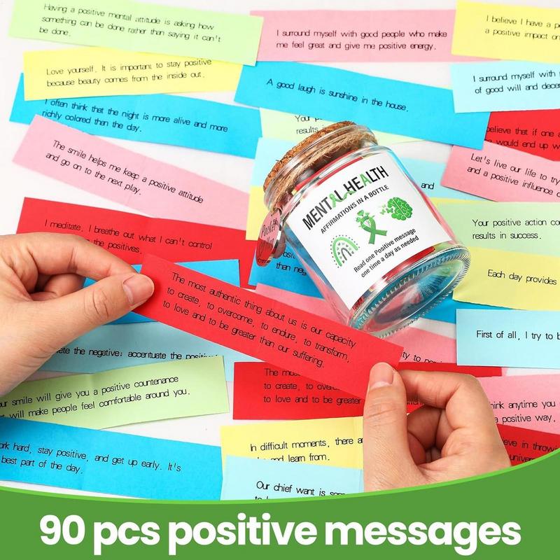 Positive Messages In A Bottle Encourage Messages Jar Daily Inspiration Affirmations Bottle For Sister Girlfriend Daughter Wife