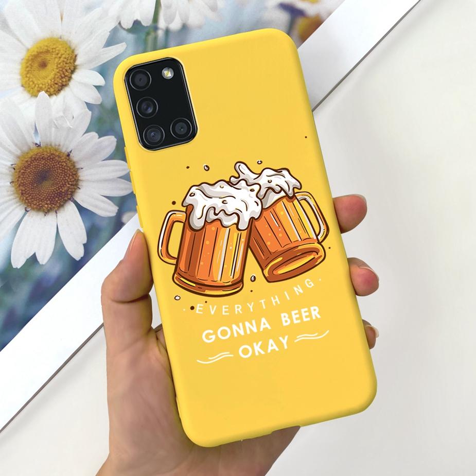 For Samsung Galaxy A51 A71 Case A515F A715F Cute Fashion Cartoon Painted Phone Case For Samsung A51 A 31 41 71 Soft Cover Bumper