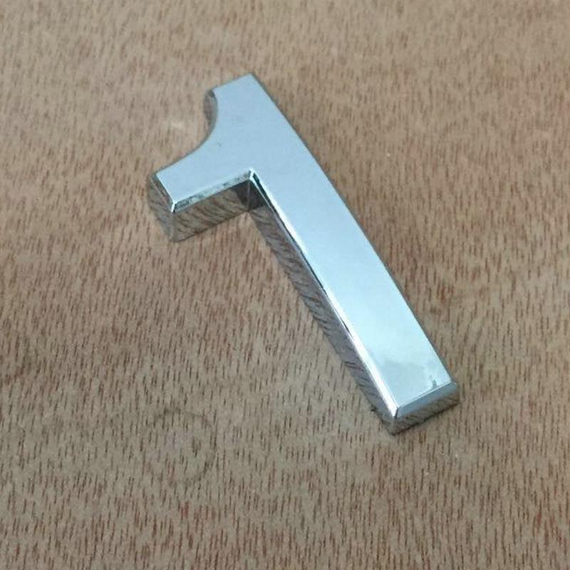 3,9-дюймова АБС дверна табличка з гальванічним покриттям, цифровий номерний знак, готель, вулиця, цифровий номер будинку, золото, срібло, чорний, бронза