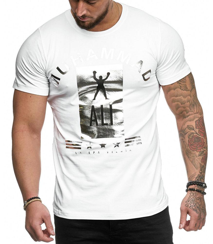 

Модная мужская футболка Футболка 3288 белый