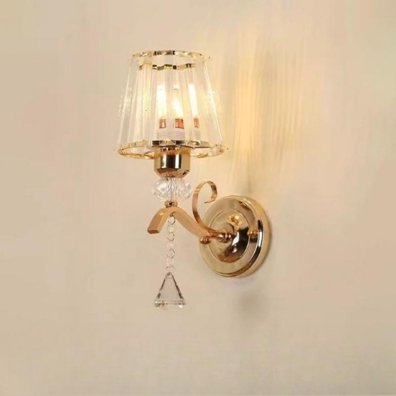 New Crystal Wall Lamp, Nordic Modern Living Room Wall Light, Hallway Bedroom Headboard Lamp, Ambient Wall Light