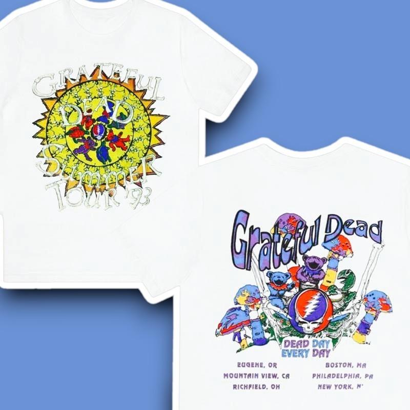Grateful Dead Summer Tour Dead Day Every Day 1993 Retro T-Shirt All Size S-5XL M