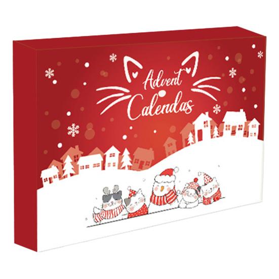 Cat Advent Calendar Cats Interactive Play Toys Christmas Countdown Calendar with Assorted Cat Toys