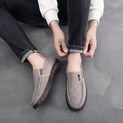 Frühling neue Stoffschuhe Herren Einzelschuhe TPR-Sohle weiche Sohle lässig Canvas