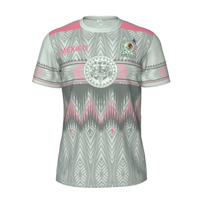 Mexico Soccer Jersey Men, Breathable Football Shirt Short Sleeve Mexican National Team Style Fan Jersey S