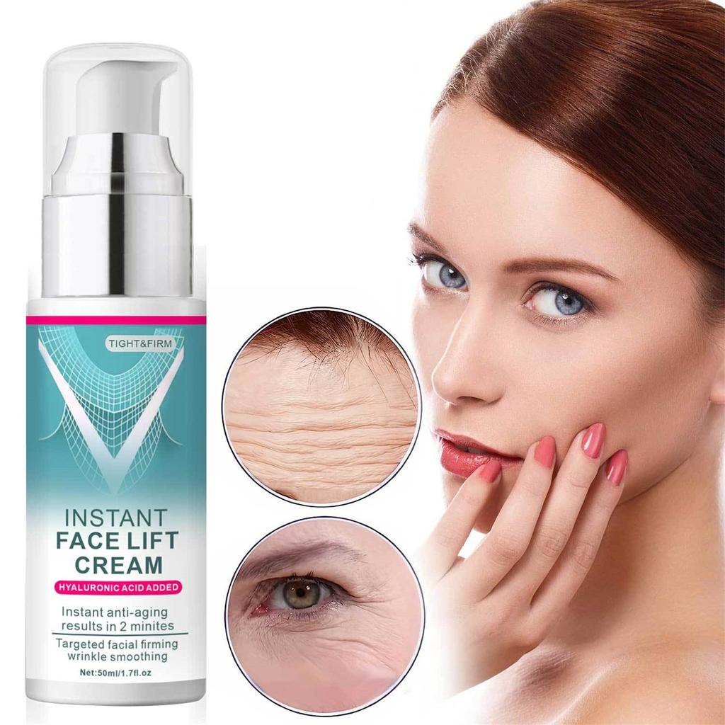 Crema reafirmante facial instantánea que suaviza las líneas finas Crema reafirmante facial 50 ml