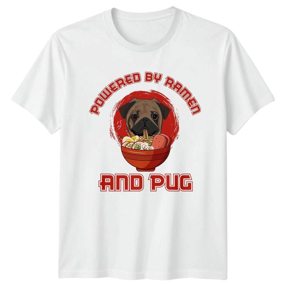 Powered By RaUnisex And Pug TShirt Pug Dogs RaUnisex S