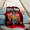 Dog man printed throw blanket—lightweight,soft,warm;versatile blanket for all seasons—perfect as &air-conditioning throw,nap blanket