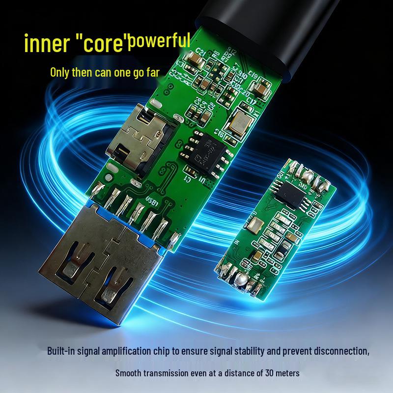 USB 3.0 Amplified Extension Cable for Printer, Scanner, and Laptop