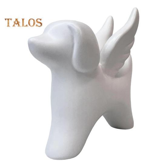 Dog Angel Figurine Memorial Puppy Statue with Wings Resin Dog Angel Sculpture for Loss of Dog Sympathy Gift Garden And Home Indoor Decor