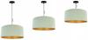 Hanging Lamp Ceiling Chandelier Golden Velvet Lampshade