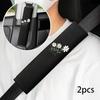 2PCS Three Little Daisy Pattern Car Seat Belt Cover - Quick Installation and Disassembly, Safe and Stylish Design, Universal