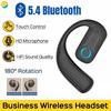 Bluetooth 5.4 Open 180° Rotation Wireless Business Headset With Mic Air Conduction Ear-Hook Touch Control Sports Hifi Earphone