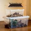 Portable Reptile & Amphibian Breeding Box for Small Pets: Turtles, Lizards, Geckos, Frogs, Snakes, Spiders, Snails, and Silkworms