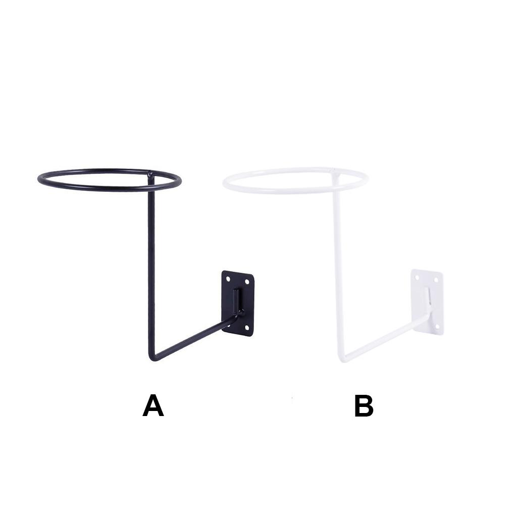 Wall Mount Helmet Holder Displaying Hanger Accessory Hanging Shelves Metal Headgear Racks Display Rack Storage Shelf