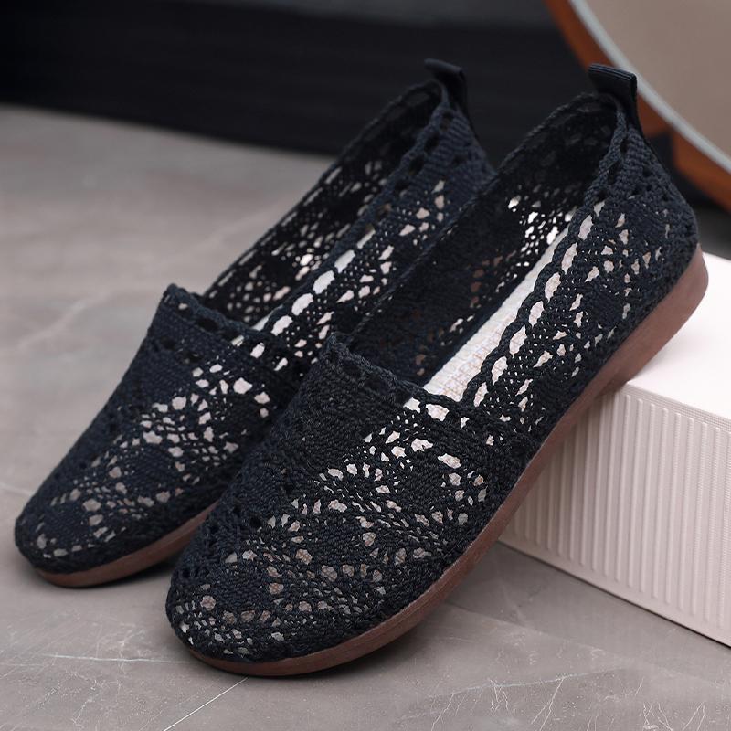 women's shoes  casual sneaker Lace Mesh Hollow Out Fashion Trendy Elegant Comfortable Flat women's summer shoes free shipping