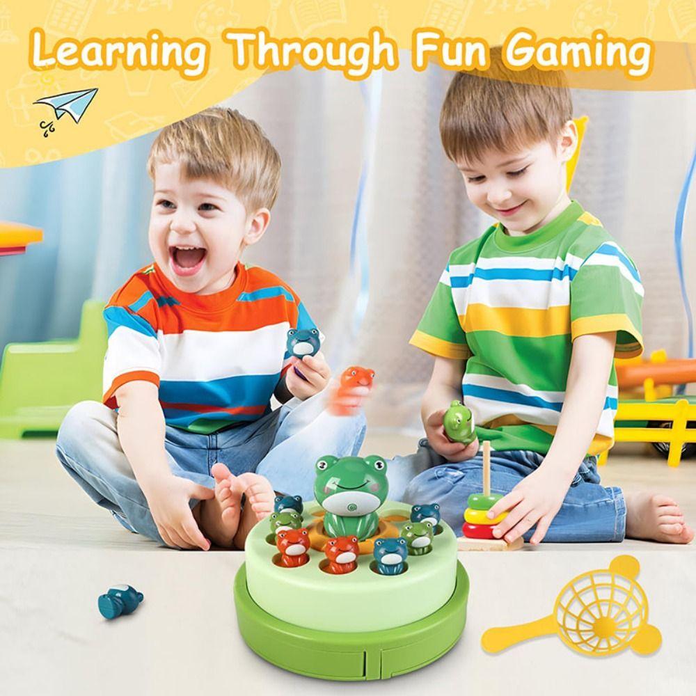Cartoon Design Catching Music Games Interactive Training Frog Pop Up Game  Desktop Play