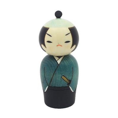 Usaburo Kokeshi Samurai Made In Japan