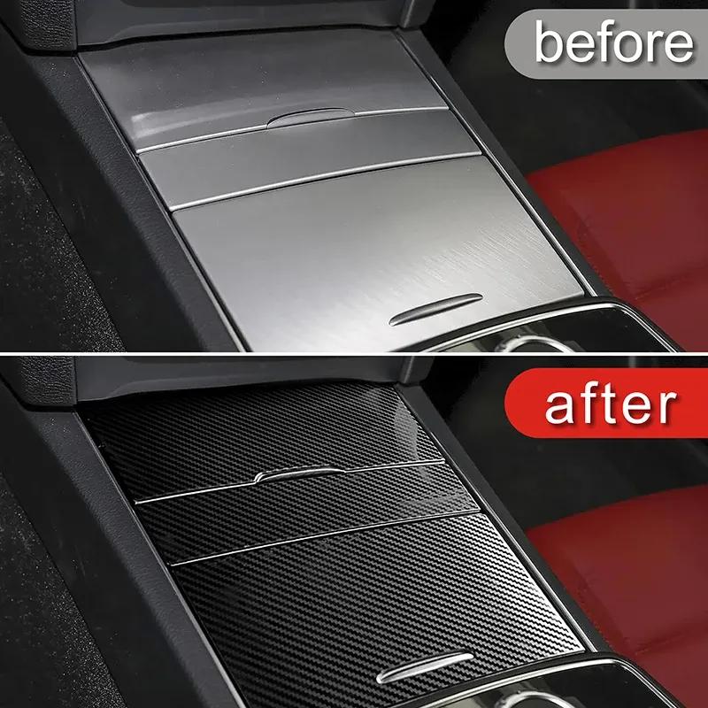 Edelstahl Mittelkonsolen-Aufbewahrungsbox Panel Dekoration Abdeckung Zierleiste für Mercedes Benz E-Klasse Coupe W207 2014-2016