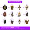Egypt Mythology Gods Totem Stickers DIY Toys Gift Waterproof Decal for Scrapbook Journal Laptop Phone Luggage Bottles Decorative