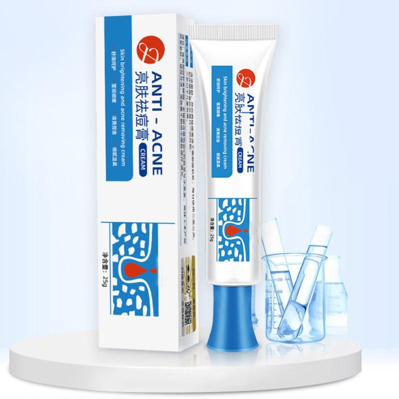 Crème Anti-Acné à l'Acide Salicylique Végétal et à l'Acide Azélaïque, Hydratante, Rétrécit les Pores, Contrôle l'Huile, Soin de la Peau, Crème pour le Visage