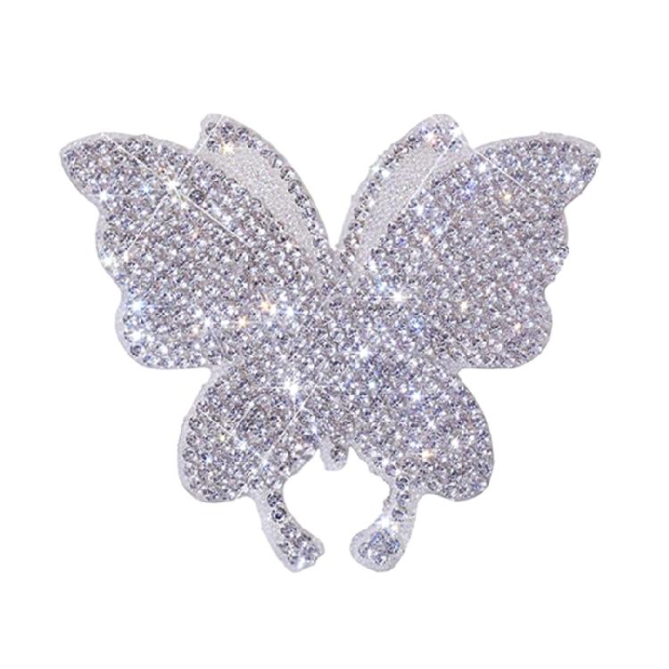 Shine Crystal Car Bumpers Sticker Decal Glittering Rhinestones Laptop Decoration