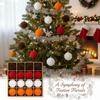 Assorted Colors Velvet Christmas Balls Multi Texture 6cm Tree Ornaments Festival Layout
