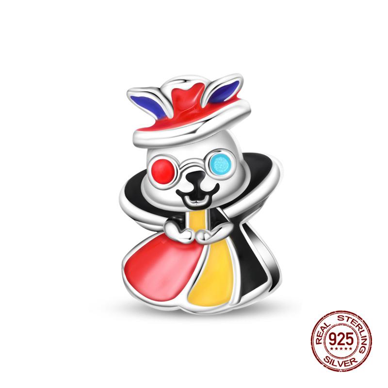 New In Copper Pendant Fits 3Mm Original Womens Bracelet Necklace Cute Little Totoro Charms Beads Diy Fine Jewelry Gifts