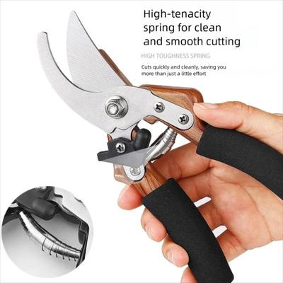 Sharp and Non-Slip Pruning Shears for Green Plants Flowers Orchards Grafting and Landscaping Specialized Gardening Shears Tool