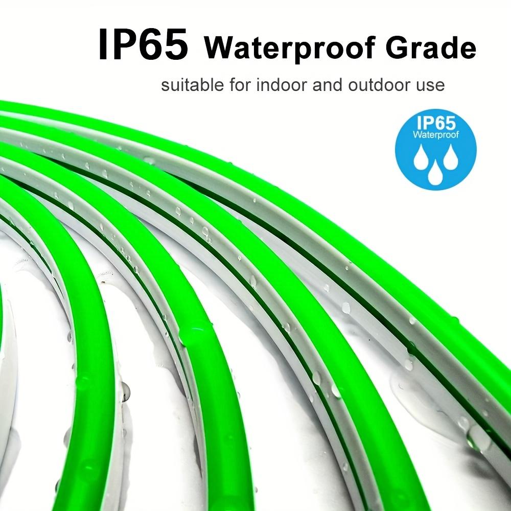 5M DC12V Flexible Neon LED Strip Light SMD2835 600LED/m Waterproof Silicone Rope Tape DIY Room Bedroom Party Home Decoration