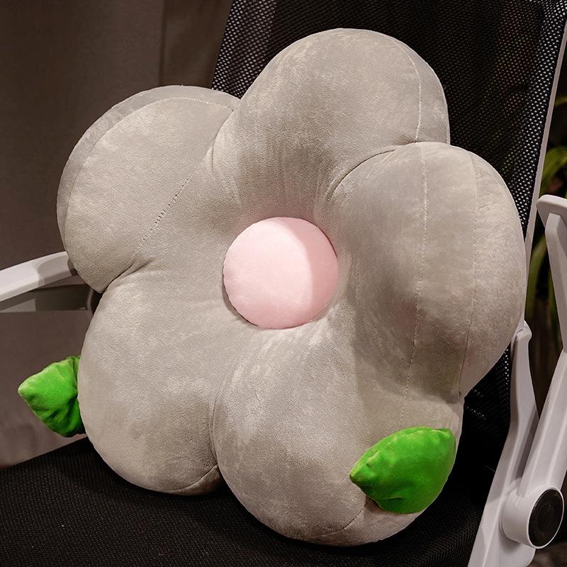 

Ins Cute Animal Chair Cushion: Soft Waist Support for Long Sitting, Ideal for Office & Home. 40x45cm, 0.65kg