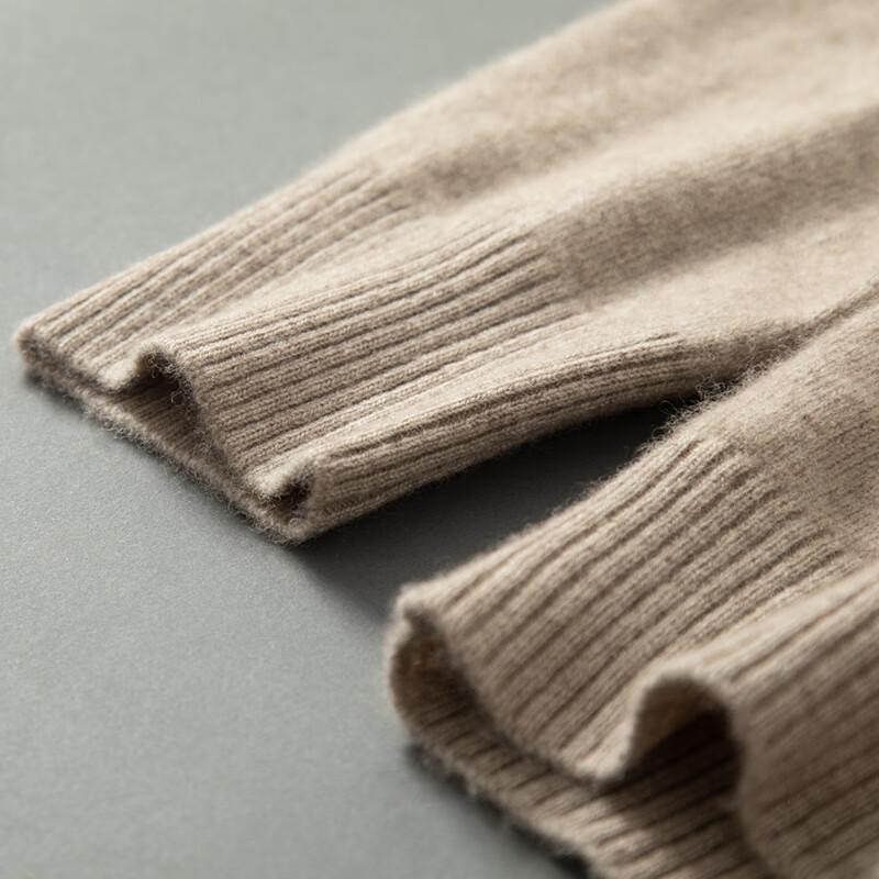 Fanzhen Men's 100% Cashmere Polo Sweater