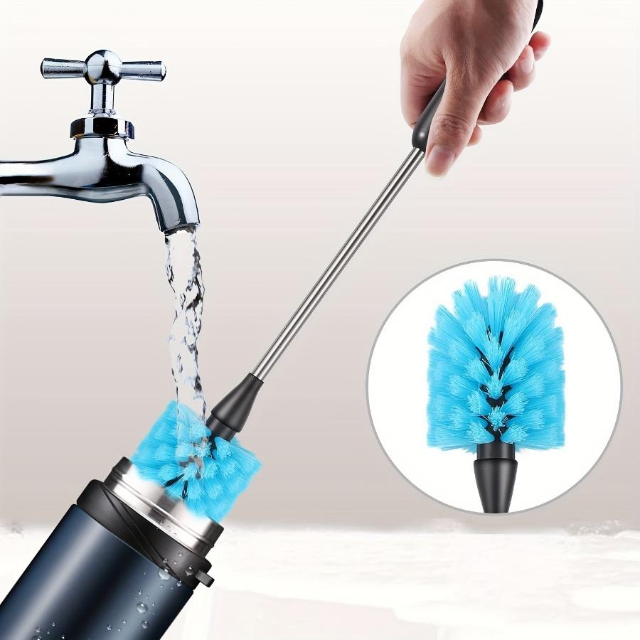 3-in-1-Wasserflaschenbürsten-Set, Reinigungsbürste, langer Griff, Wasserflaschenreiniger, Waschen, Küchenschrubbwerkzeuge, Milchflaschenbürste