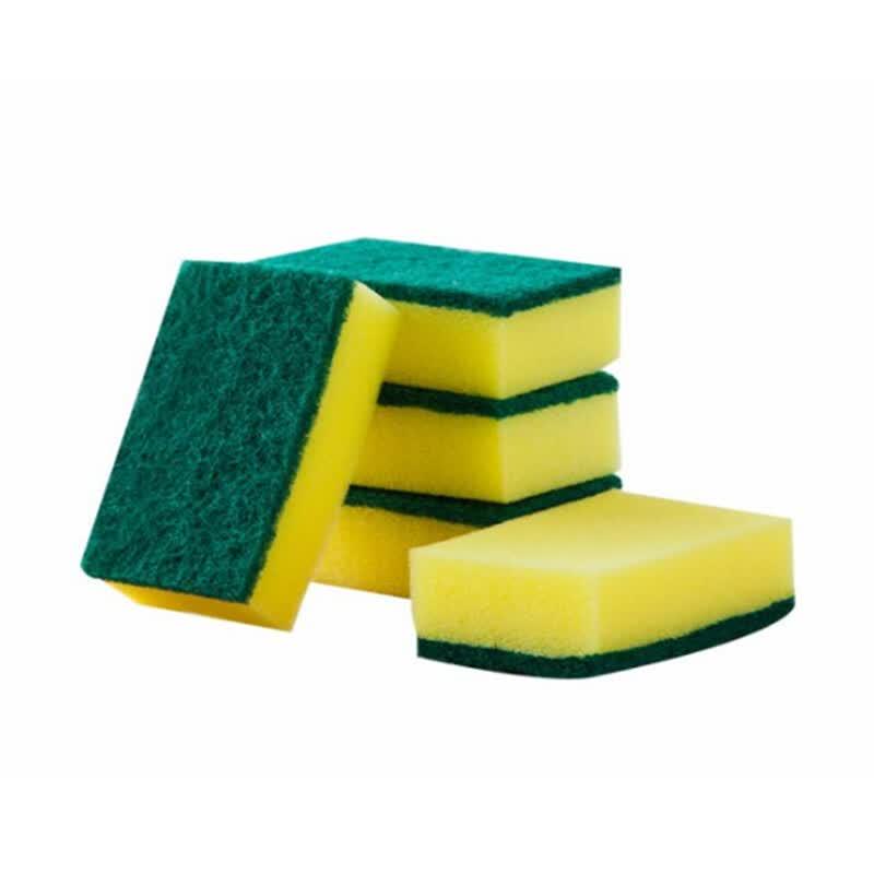 Xushi Green-Yellow Kitchen Sponge Scouring Pads