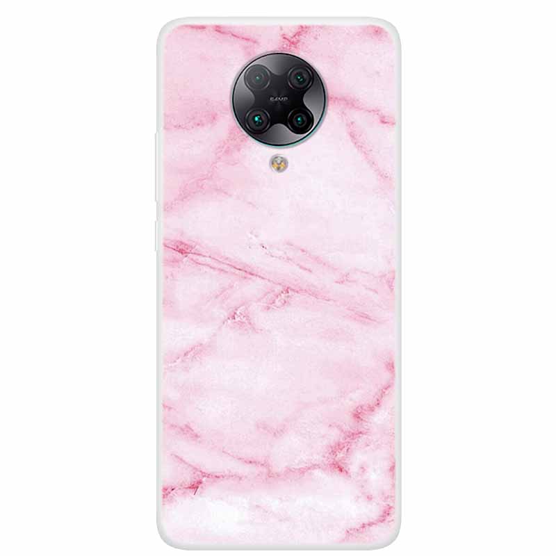 For Poco F2 Pro Case 6.67'' Clear Marble Soft TPU PocoF2 Pro F 2 F2Pro Phone Cover For Xiaomi Poco F2 Pro Shells Cartoon Fundas