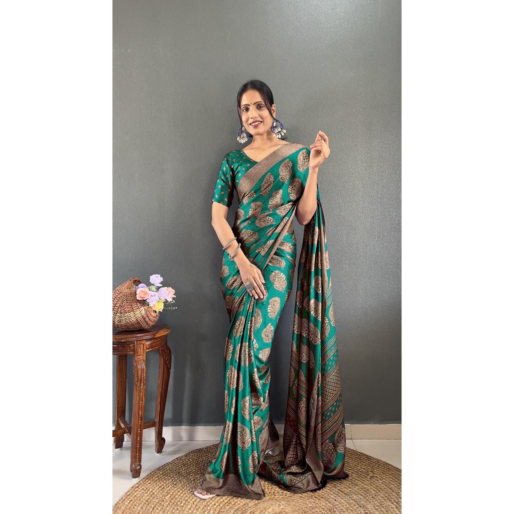 Very Easy Wearable Saree In Just 60 Seconds