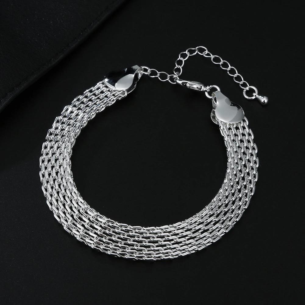 

Copper Creativity Net chain Bracelets necklaces for women fashion designer party wedding jewelry sets gift