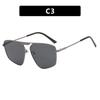 Metal Single Beam Irregular Polygonal Sunglasses Large Frame Women'S Sunglasses Photo Beach Sunshade Sunglasses