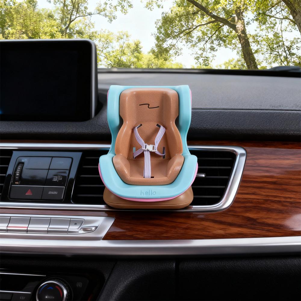 Plastik Puppenautositz Langlebige Auto Luftauslass Dekoration Cartoon Stuhl Modell Mädchen Überraschungsgeschenke