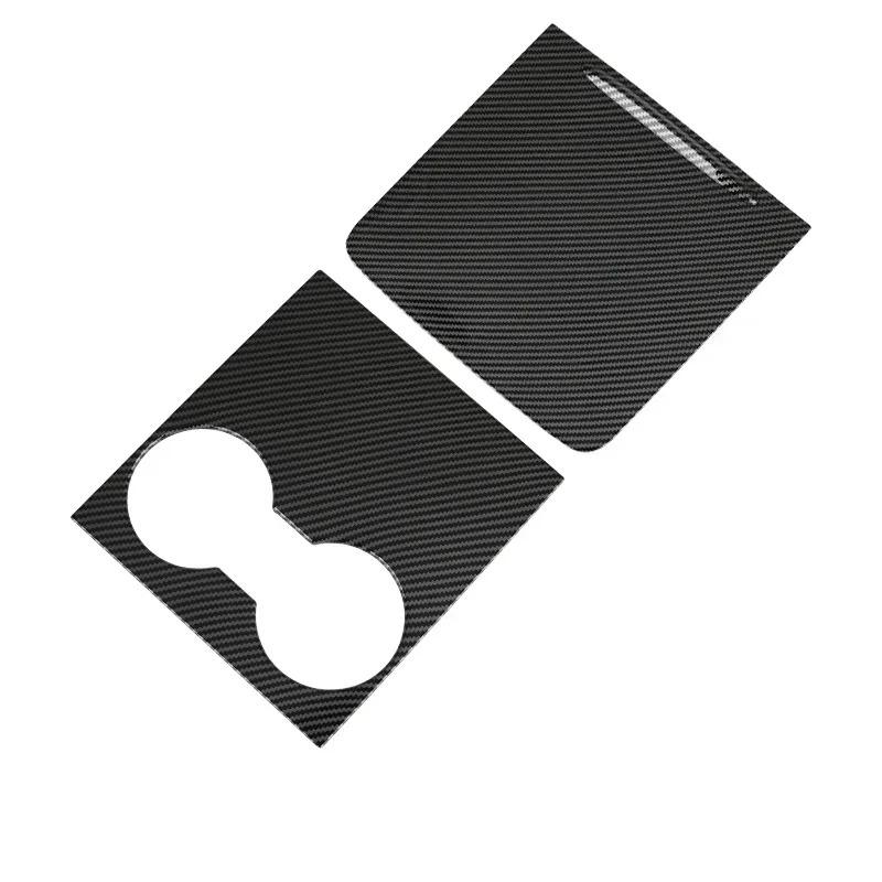 Pro Tesla Model 3 Y Záplata na středovou konzoli s tlačnou rukojetí Panel středové konzole ABS Kryt Pasuje k Originálnímu Autu Ochranný Dekor