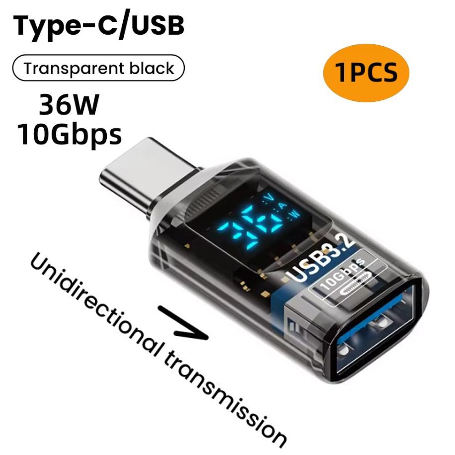 USB3.2 Digital Display Adapter 4K@60Hz USB-C OTG for iPhone16 15 Pro Max Samsung iPad PC Laptop 36W/PD-60W Fast Charge Data Sync
