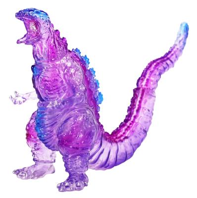 Character Content Production Middle Size Series Godzilla EX Godzilla 4th Form Radiant Heat Ray Clear Purple Approximately 135mm PVC Soft Vinyl Figure