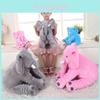 Schattig Pluche Olifant Speelgoed Zacht Pp Katoen Knuffeldier Mooi Cadeau