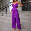 V-neck Wide-Leg Jumpsuit High Waist Sexy Sling High Temperament V-neck Wide Leg Jumpsuit Women