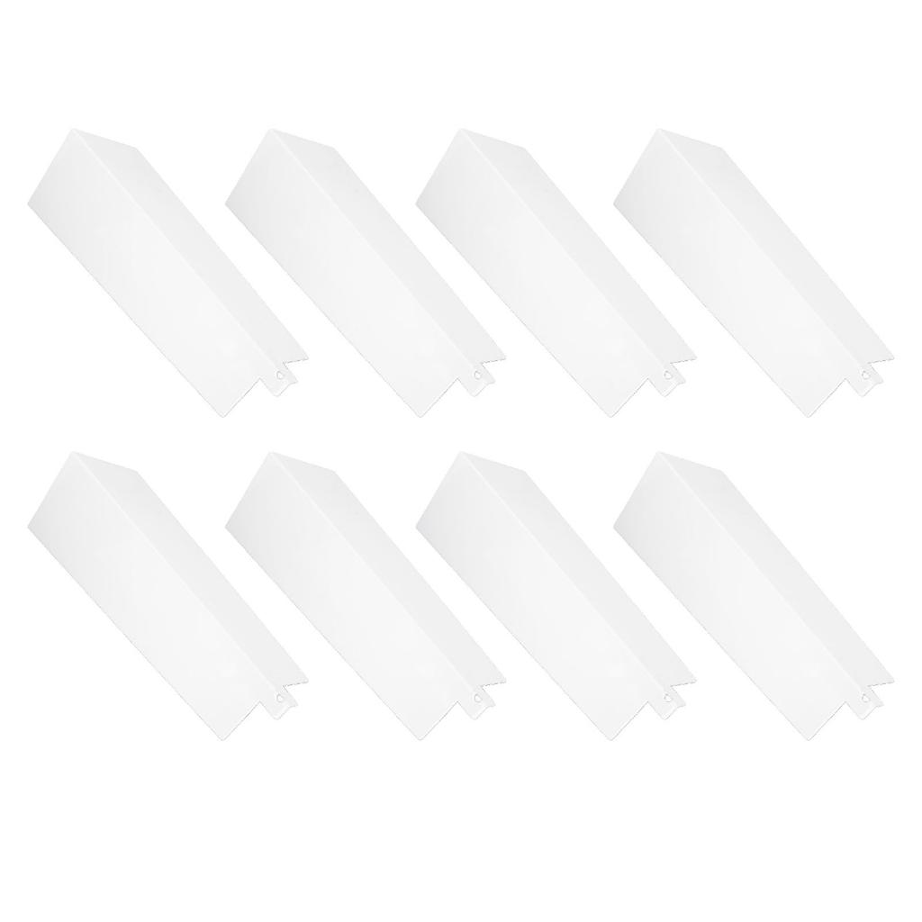 8Pcs Aluminum Siding Corners with Metal Nails Trim Outside Corner Caps for Mobile Home House Exterior