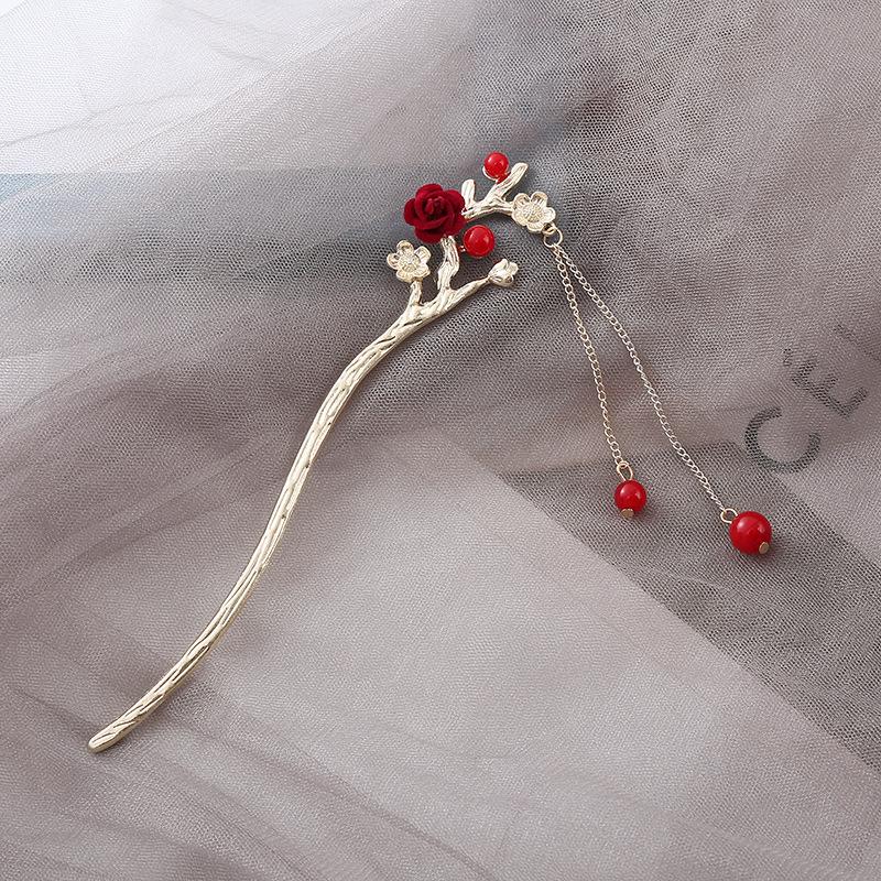 Traditional Tassel Hairpins: Elegant Hair Accessories for Hanfu & Qipao